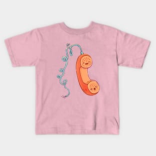 Aloo Vintage phone Kids T-Shirt